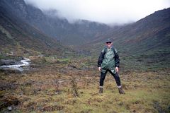 25 Jerome Ryan In The Rain Near Camp At Joksam Tibet.jpg